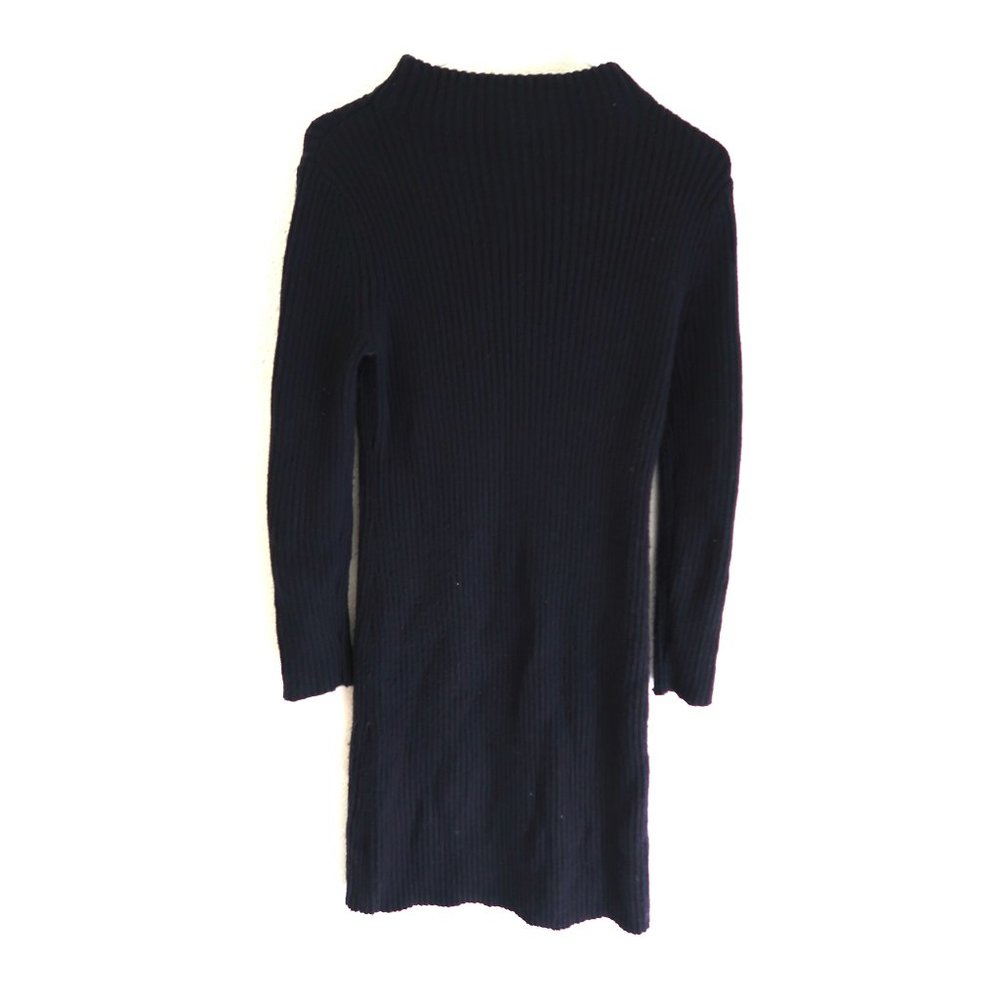 Uniqlo Dark Blue Ribbed Knit Dress